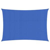 Zonnezeil 160 g/m rechthoekig 3,5x5 m HDPE blauw