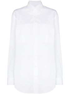 WARDROBE.NYC robe-chemise courte - Blanc