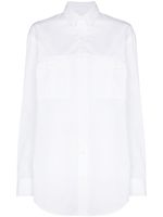 WARDROBE.NYC robe-chemise courte - Blanc