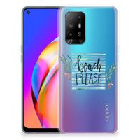 OPPO A94 5G | Reno5 Z Telefoonhoesje met Naam Boho Beach - thumbnail