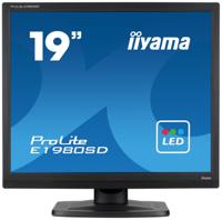 Iiyama E1980SD-B1 LED-monitor 48.3 cm (19 inch) 1280 x 1024 pix SXGA 5 ms DVI, VGA TN LED