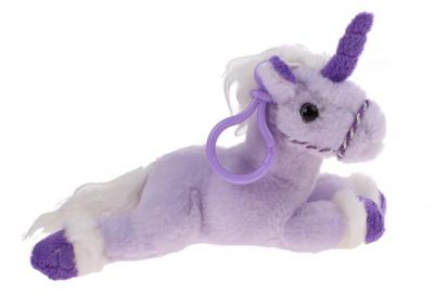 Kamparo sleutelhanger eenhoorn clip on paars 18 cm Kamparo sleutelhanger eenhoorn clip on paars 18 cm