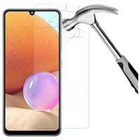 Samsung Galaxy A32 (4G) Glazen Screenprotector - Case Friendly - Doorzichtig - thumbnail