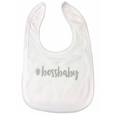 Soft Touch Slabber Bossbaby Jongens 33 Cm Katoen Wit/grijs