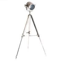 Vloerlamp Prossimo 176 cm Ruw Nickel Industrieel