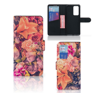 Huawei P40 Pro Hoesje Bosje Bloemen