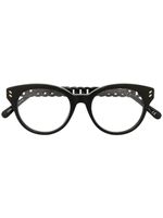 Stella McCartney Eyewear lunettes de vue à monture ronde - Noir - thumbnail