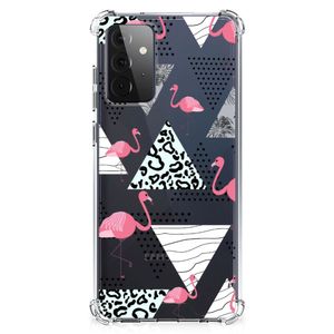 Samsung Galaxy A72 4G/5G Case Anti-shock Flamingo Triangle