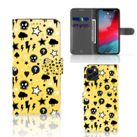 Telefoonhoesje met Naam Apple iPhone 11 Pro Max Punk Geel