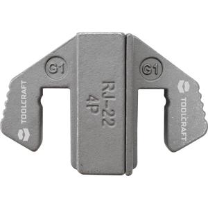 TOOLCRAFT Krimp-onderdelen Krimpinzetstuk voor 4P4C/RJ22 connector Geschikt voor merk: TOOLCRAFT PZ-500