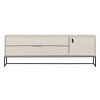 WOOOD Silas TV meubel - Grenen - Dust - 60,5x180x44