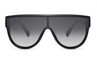 CWI zonnebril shield dames volledig omrand cat. 3 zwart/smoke