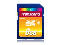 Transcend TS8GSDHC10 flashgeheugen 8 GB SDHC NAND Klasse 10 - thumbnail