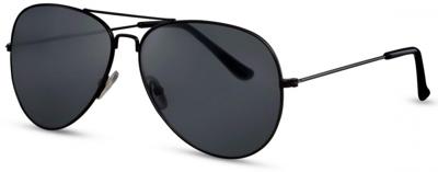 CWI zonnebril unisex piloot zwart (CWI2103)