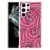 Samsung Galaxy S22 Ultra Back Cover Swirl Pink