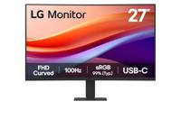 LG 27U421A-B 27 inch desktopmonitor - IPS-paneel FHD resolutie (1920 x 1080), 5 ms 100 Hz, HDR 10, sRGB 99% (CIE1931), kantelbaar, HDMI 2.0, USB-C (15W)