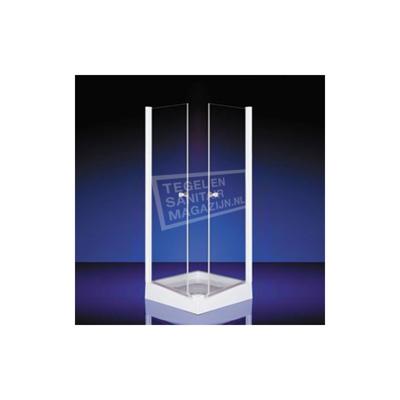 Plieger Royal (90x90x185 cm) douchecabine vierkant Chroom 6 mm montage universeel Plieger Royal (90x90x185 cm) douchecabine vierkant Chroom 6 mm montage universeel