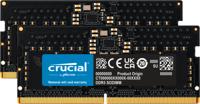 Crucial CT2K8G56C46S5 Werkgeheugenset voor laptop Retail DDR5 16 GB 2 x 8 GB On-die ECC 5600 MHz 262-pins SO-DIMM CL46 CT2K8G56C46S5