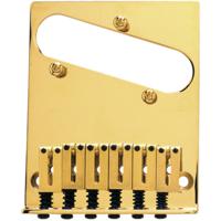 Fender 6-Saddle American Series Telecaster Bridge Assembly Gold brug voor Fender Telecaster