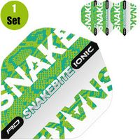 Peter Wright Snakebite Dartflights - Ionic Green