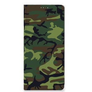 OPPO A98 5G Hoesje met Magneet Army Dark