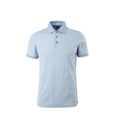s.Oliver BLACK LABEL regular fit polo lichtblauw