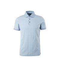 s.Oliver BLACK LABEL regular fit polo lichtblauw