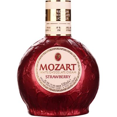 Mozart White Chocolate Cream Strawberry 50CL