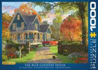 The Blue Country House - Dominic Davison (1000 Stukjes) - Puzzel;Puzzel (0628136609784)
