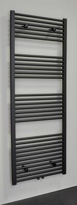 Sanicare design radiator midden aansluiting recht 160 x 60 cm. mat zwart Sanicare design radiator midden aansluiting recht 160 x 60 cm. mat zwart