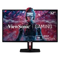 Viewsonic XG3220 Gaming-monitor, 80 cm (32 inch), 4 K, VA-paneel, HDR, 5 ms, FreeSync, HDMI, DP, USB 3.0, 2 x 5 watt-luidsprekers, zwart