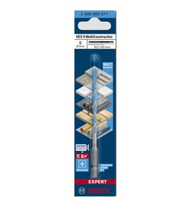 Bosch Accessories EXPERT HEX-9 2608900574 Multifunctionele boor 1 stuks 6 mm Gezamenlijke lengte 100 mm Zeskant schacht 1 stuk(s)