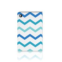 Samsung Galaxy Tab A8 2021/2022 Tablet Hoes Zigzag Blauw - thumbnail