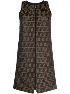 Fendi Pre-Owned robe courte à motif Zucca (années 1990) - Marron