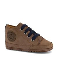 Elefanten leren babyschoenen bruin