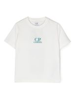 C.P. Company Kids t-shirt en coton à logo imprimé - Blanc