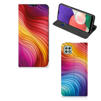 Stand Case voor Samsung Galaxy A22 5G Regenboog