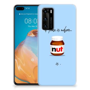 Huawei P40 Siliconen Case Nut Home