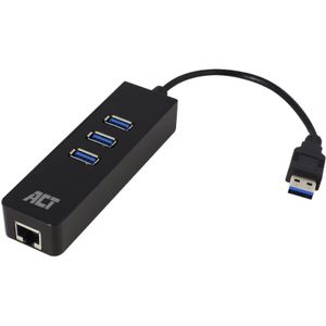 AC6310 USB Hub 3.2 met 3 USB-A poorten en ethernet USB-hub