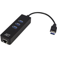 AC6310 USB Hub 3.2 met 3 USB-A poorten en ethernet USB-hub - thumbnail