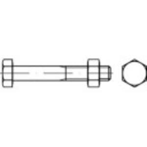 TOOLCRAFT 110943 Zeskantbout M24 240 mm Buitenzeskant DIN 601 Staal Galvanisch verzinkt 10 stuk(s)