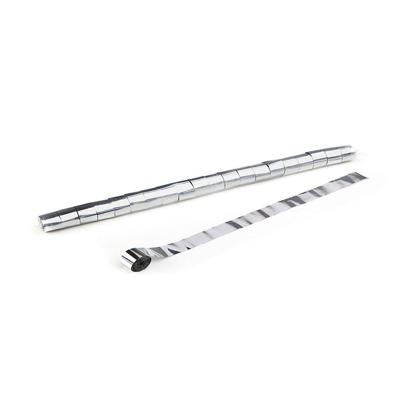 MagicFX Streamers 10m x 2.5cm zilver metallic MagicFX Streamers 10m x 2.5cm zilver metallic