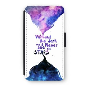 Stars quote: iPhone XS Flip Hoesje