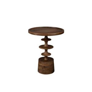 Dutchbone Cath Bijzettafel Rond 46 cm Mangohout - Bruin