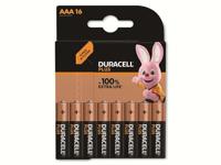 Duracell Plus-AAA CP16 Micro (AAA) batterij alkaline mangaan 1,5 V 16 st.