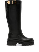 Chloé bottes Owena en cuir - Noir - thumbnail