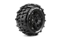 Louise X Champ X-Maxx MFT Banden Set op Zwarte Velgen 24mm hex