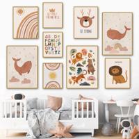 Posters - Dieren en Regenbogen / Set van 9 - thumbnail