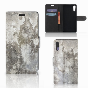 Sony Xperia XZ | Sony Xperia XZs Bookcase Beton Print