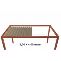 Harmonicadoek 2,00 x 4,00 meter - thumbnail